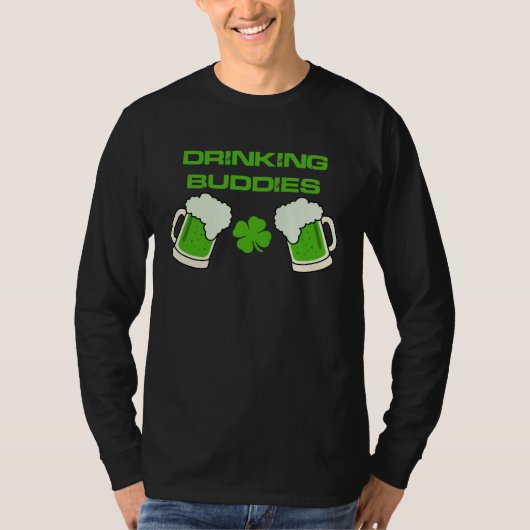 Drinking Buddies Parade Day St Patricks Day T-Shirt (Vorderseite)