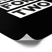 Drinking For Two Poster (Ecke)