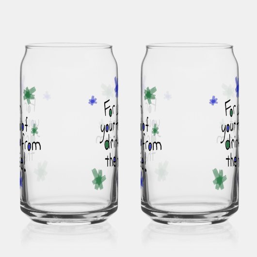 Drinking From Hose Glass Dosenglas (Links)