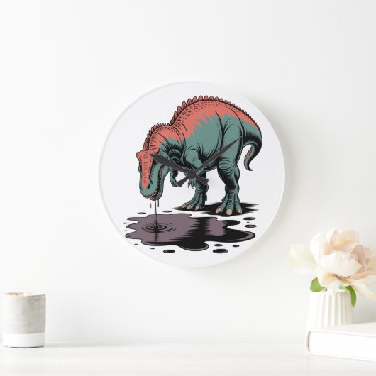 Drinking too much große wanduhr (Zuhause)