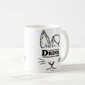 DrinkMe [gelehrte Stückchen] Tasse (VorderseiteRechts)