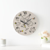 Drinks Acrylic Clock Große Wanduhr (Zuhause)