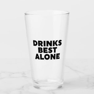 Drinks am besten allein glas
