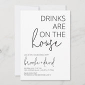 Drinks auf der US-Hausaufwärmungsplanung Einladung (Vorderseite)