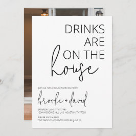 Drinks auf der US-Hausaufwärmungsplanung Einladung