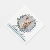 Drinks auf Me Australian Cattle Dog Wedding Serviette (Ecke)