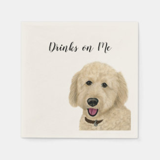 Drinks auf Me Napkins Serviette