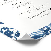 Drinks Bar Lemon Positano Hochzeitszeichen Poster (Ecke)