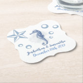 Drinks Coasters Seepferd Sea Ocean Beach Untersetzer (angewinkelt)