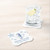 Drinks Coasters Seepferd Sea Ocean Beach Untersetzer (Vor Ort)