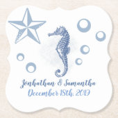 Drinks Coasters Seepferd Sea Ocean Beach Untersetzer (Vorderseite)