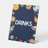 Drinks Drink Table Party signieren Sockelschild (Vorderseite)