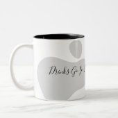 Drinks gehen hier rein, nicht der Tisch! Tasse Zit (Links)