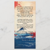 Drinks + lieblicher Text Japonesque Harmonie mit F Menükarte (Rückseite)