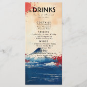 Drinks + lieblicher Text Japonesque Harmonie mit F Menükarte (Vorderseite)