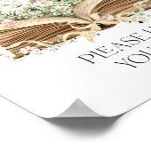 Drinks Neue Kapitel Buch Thema Wildblume Poster (Ecke)