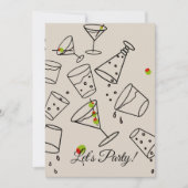 Drinks Party Invitation Einladung (Vorderseite)