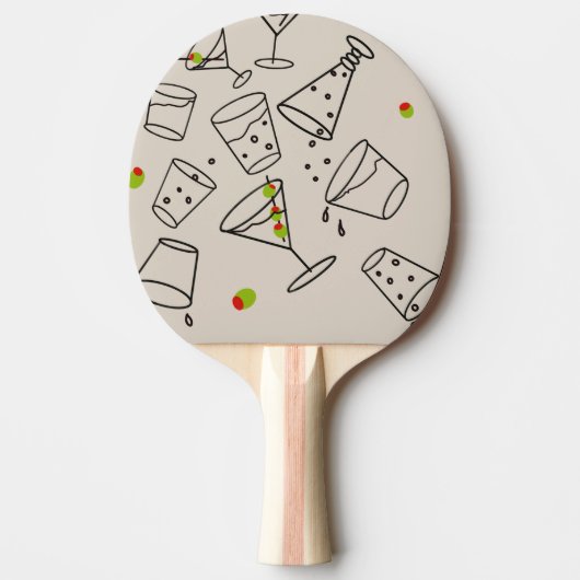 Drinks Ping Pong Paddle Tischtennis Schläger (Vorderseite)