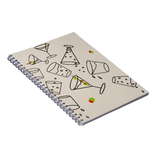 Drinks Spiral Notebook Notizblock (Rechte Seite)