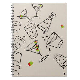 Drinks Spiral Notebook Notizblock