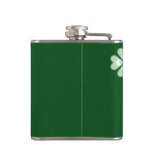 Drinks St. Patricks Day Funny Green Flachmann (Rückseite)