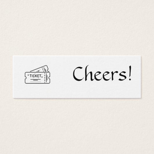 Drinks Ticket - Genießen Sie einen kostenfreien Dr (Vorderseite)