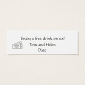 Drinks Ticket - Genießen Sie einen kostenfreien Dr (Rückseite)