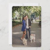 Drinks und Bows Probe Abendessen Einladung (Rückseite)