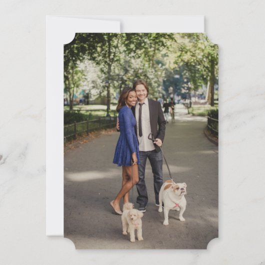 Drinks und Bows Probe Abendessen Einladung (Rückseite)