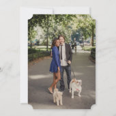 Drinks und Bows Probe Abendessen Einladung (Rückseite)