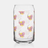 Drinkware Set Cute Colorful Butterfly Dosenglas (Rückseite)