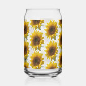 Drinkware Set Cute Sunflower  Dosenglas (Vorderseite)