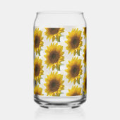 Drinkware Set Cute Sunflower  Dosenglas (Rückseite)