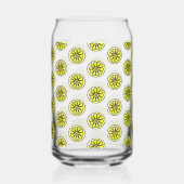 Drinkware Set Cute Yellow Lemons Dosenglas (Vorderseite)