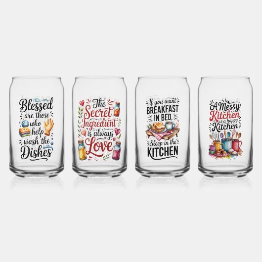 Drinkware Set-Funny Jokes Dosenglas (Vorderseite)