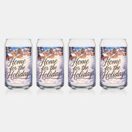 Drinkware Set of Printed Can Glass Dosenglas