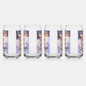 Drinkware Set of Printed Can Glass Dosenglas (Links)