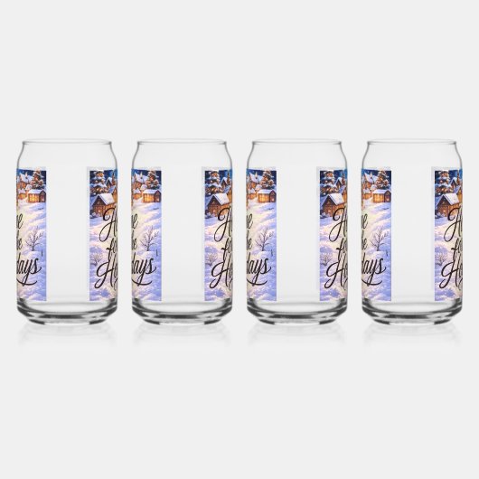Drinkware Set of Printed Can Glass Dosenglas (Links)
