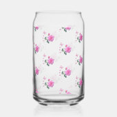 Drinkware Set Pink Rose Butterfly Dosenglas (Rückseite)