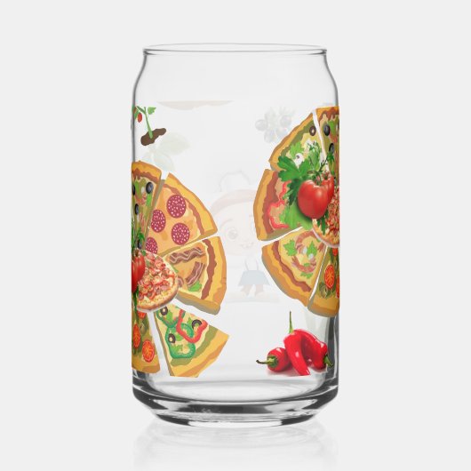 Drinkware Set Pizza Time Dosenglas (Rechts)