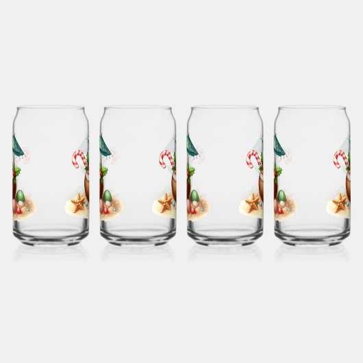 Drinkware Set-Tropical Christmas Dosenglas (Rechts)