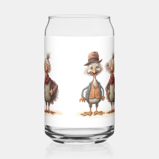 Drinkware Set Turkeys Dosenglas (Rückseite)
