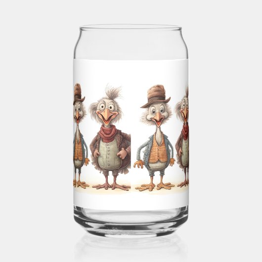 Drinkware Set Turkeys Dosenglas (Rechts)