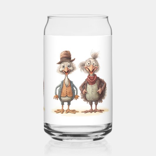 Drinkware Set Turkeys Dosenglas (Links)