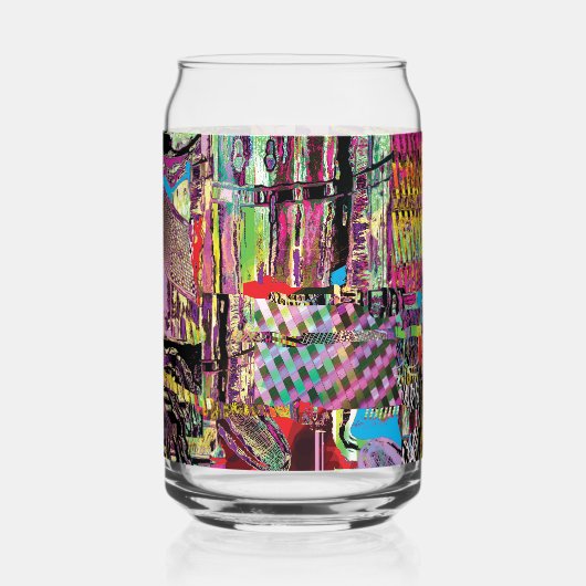 Drinkware Set – Urban Fractals Dosenglas (Rückseite)