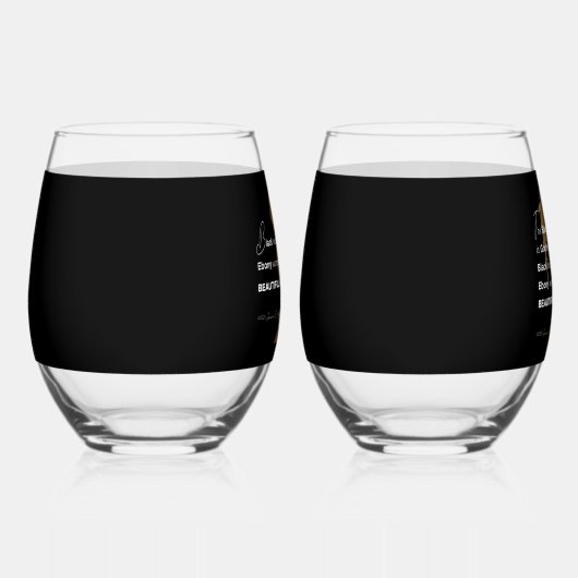 Drinkware Set Weinglas Ohne Stiel (Rechts)