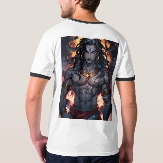 DRINT HINDU GOD SHIVA T-Shirt (Rückseite)