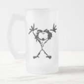 drio stickman mattglas bierglas (Links)
