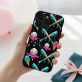 Drip Baseball Ice Cream Design Melting Baseball iPhone Hülle