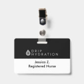 Drip & CMD Badge 2025 (back and front) Ausweis (Vorderseite mit Clip)